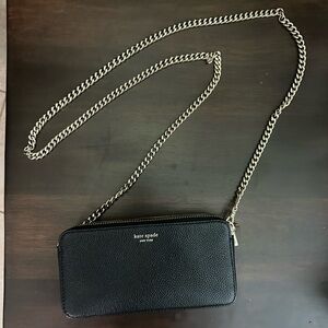 Kate spade Margaux black double zip mini purse